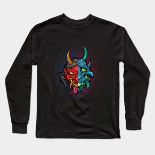 two-faced demon Long Sleeve T-Shirt